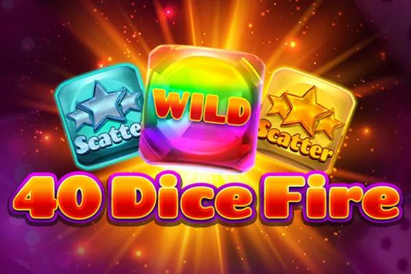 40 Dice Fire - Red Stone