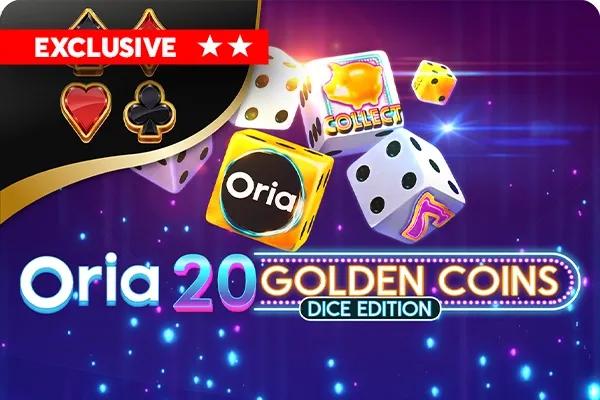 Oria 20 Golden Coins Dice Edition
